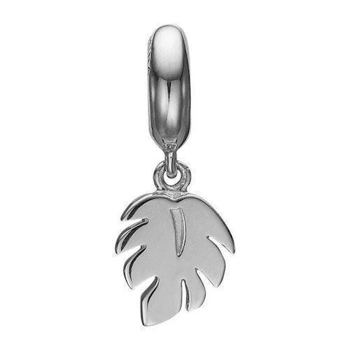 Image of 925 sterling sølv Collect sølvarmbånds charm Palm Leaf Hængende palmeblad fra Christina Collect